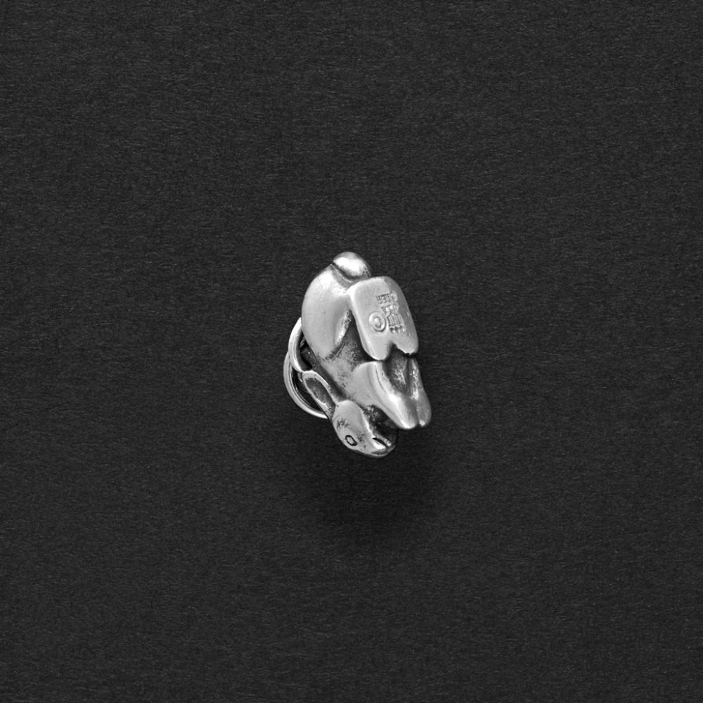 Vintage James Avery 3d Bunny Charm View 3